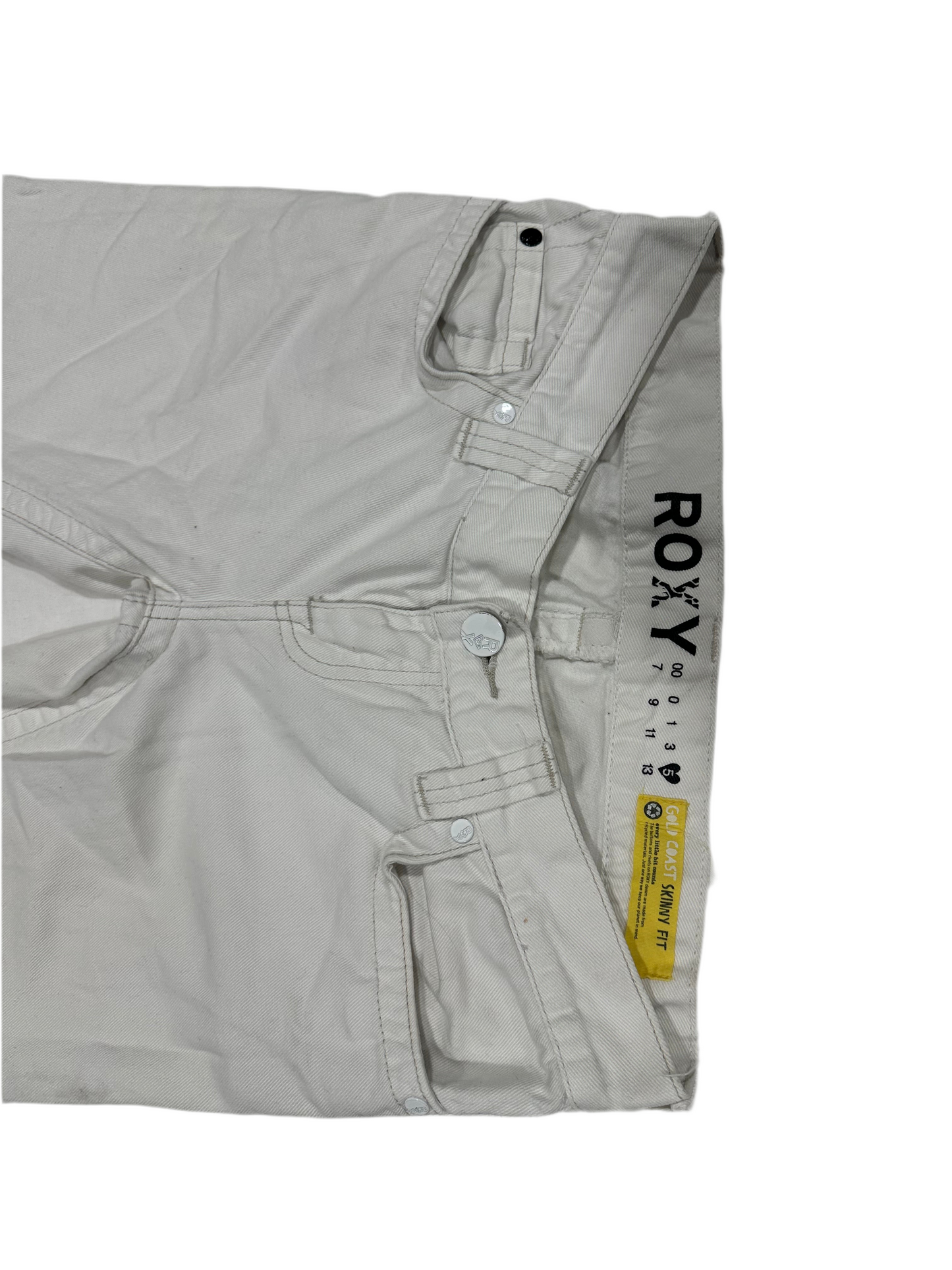 Women’s Roxy Jeans White Skinny Fit Size 5